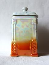 Grande boîte à sucre vintage - Boîte porcelaine romantique