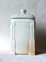 Grande boîte à sucre vintage - Boîte porcelaine romantique