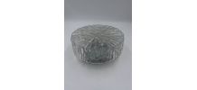 Plafonnier en verre moulé avec relief