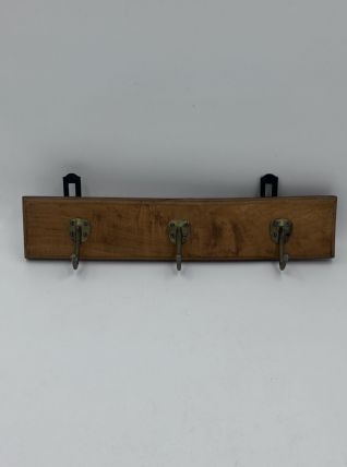 Portemanteau mural en bois