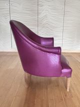 fauteuil crapaud avec accoudoir 