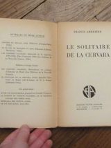 Le Solitaire de la Cervara- Francis Ambrière 