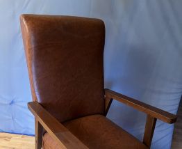 Fauteuil vintage en bois