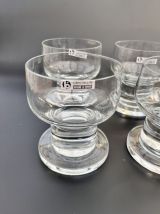 Lot de 6 verres en cristallin