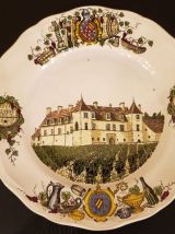 2 superbes assiettes en faïence de Lunéville