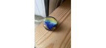 Chouette en cloisonné annees 80.