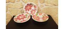 Lot de 3 assiettes creuses Made in Italy