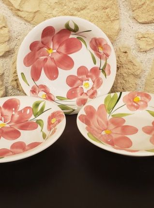 Lot de 3 assiettes creuses Made in Italy