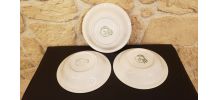 Lot de 3 assiettes creuses Made in Italy