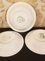 Lot de 3 assiettes creuses Made in Italy