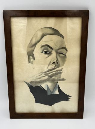 Portrait d'un homme Signé E.S