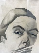 Portrait d'un homme Signé E.S