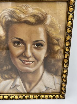 Portrait vintage d'une femme