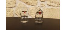 Lot de 2 verres Martini dépareillés