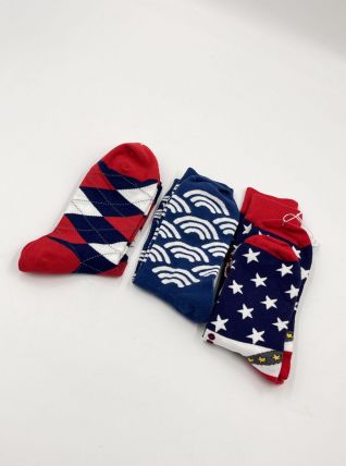 Trio de paires de chaussettes fun