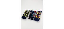 Lot de chaussettes fun unisexe
