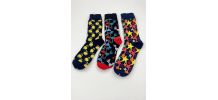 Lot de chaussettes fun unisexe