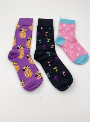 Lot de 3 paires de chaussettes femmes