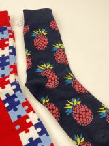 Lots de paires de chaussettes fun