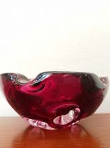 Cendrier design verre Murano 