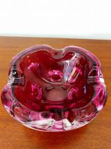 Cendrier design verre Murano 