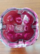 Cendrier design verre Murano 