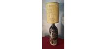  lampe ceramique  vernisé tres belle  50x15  abat jour neuf