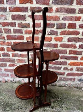Porte plante pliable en bois