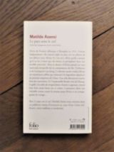Le Pays Sous le Ciel- Matilde Asensi- Gallimard- Folio   