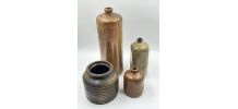 Lot de 4 vases en grès
