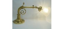 Lampe en bronze et laiton