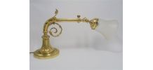 Lampe en bronze et laiton