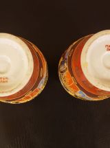 Paires de vases décoratifs 15.5 cm - Made in Japan