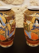 Paires de vases décoratifs 15.5 cm - Made in Japan