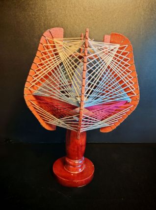 lampe vintage en bois