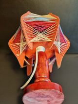 lampe vintage en bois