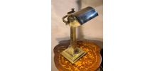 Lampe laiton de bureau Art Déco des années 1930 a 1950   ele