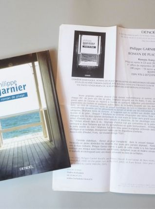 Roman de Plage- Philippe Garnier- Editions Denoel    