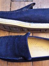 Mocassins/ Espadrilles Bleu Jean- 41- Yves Saint Laurent 