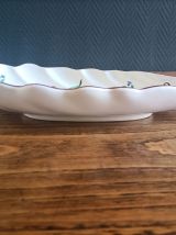 Ravier coquille style Louis XV en porcelaine KG Luneville