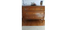 Commode Louis Xl fruitier 3 tiroirs 
