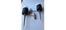 Paire d’appliques vintage ARLUS