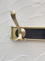 Portemanteau en aluminium doré 