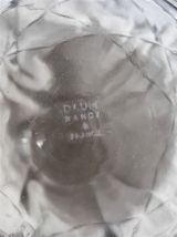 Verres Daum Nancy France