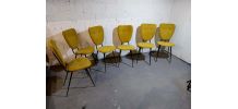 Belle série de six chaises 1950
