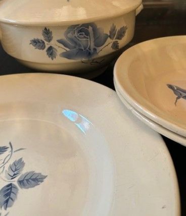 Service porcelaine Digoin Sarreguemines vintage