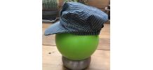 casquette vintage de chef de train américain