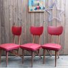 3 chaises vintage 