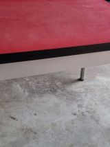 Table vintage formica rouge