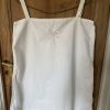 Chemise en coton blanc brodé et monogramme annees 30.